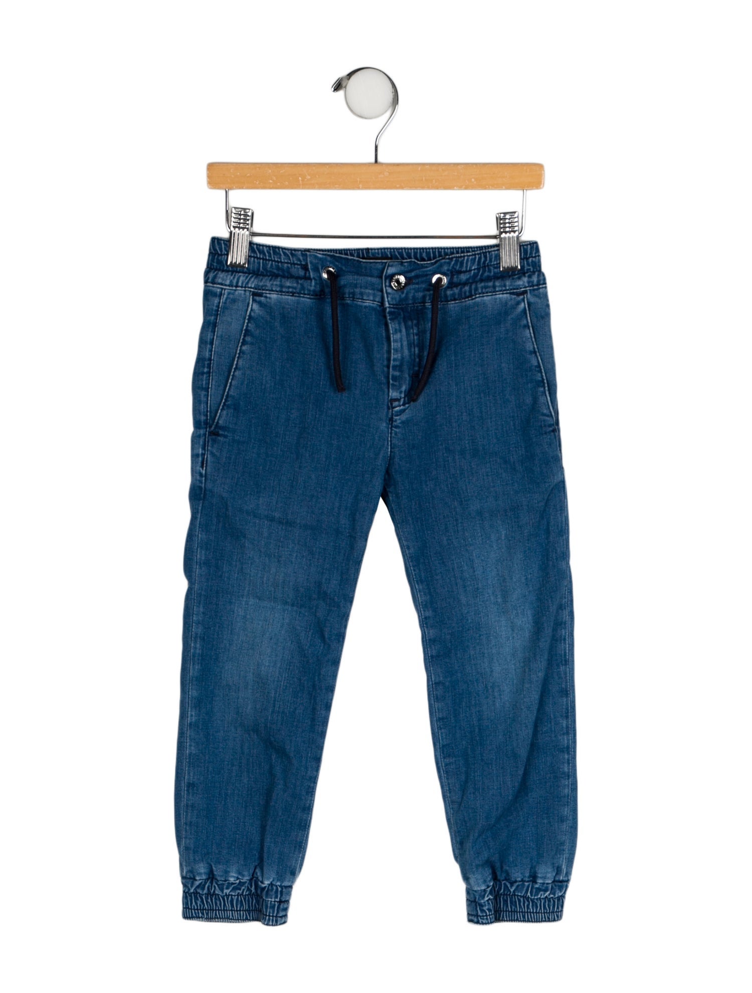 Dolce & Gabbana Solid Denim Pants