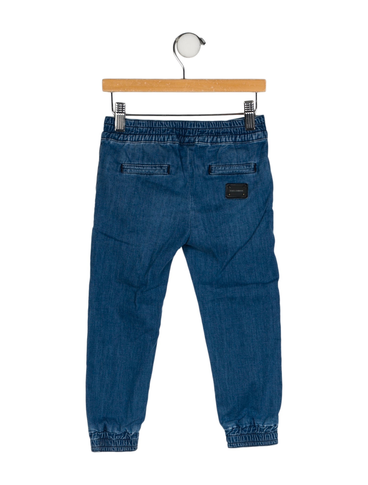 Dolce & Gabbana Solid Denim Pants