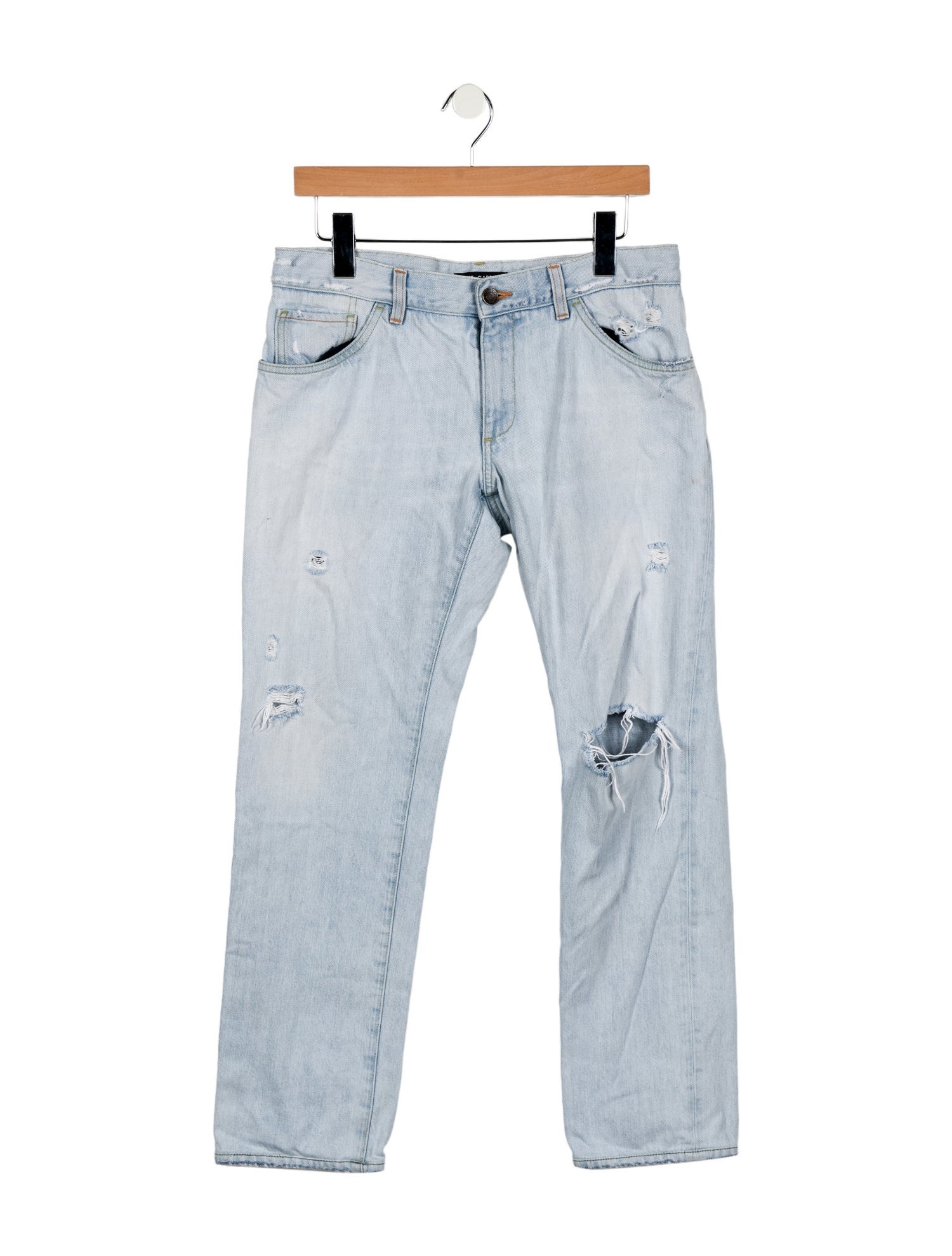 Dolce & Gabbana Mid-Rise Straight Leg Jeans