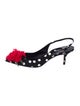 Dolce & Gabbana Polka Dot Print Slingback Pumps