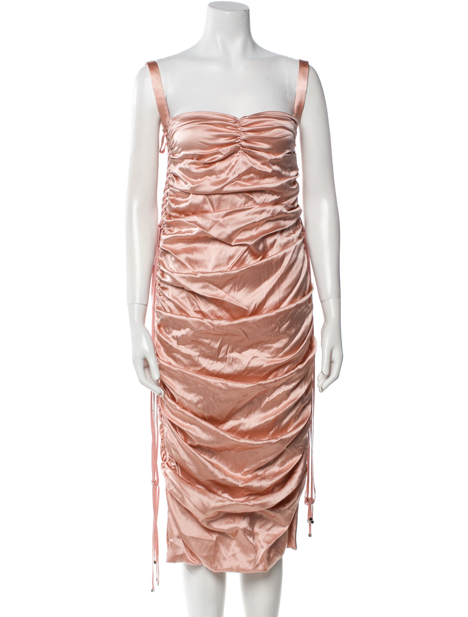 Dolce & Gabbana Silk Midi Length Dress