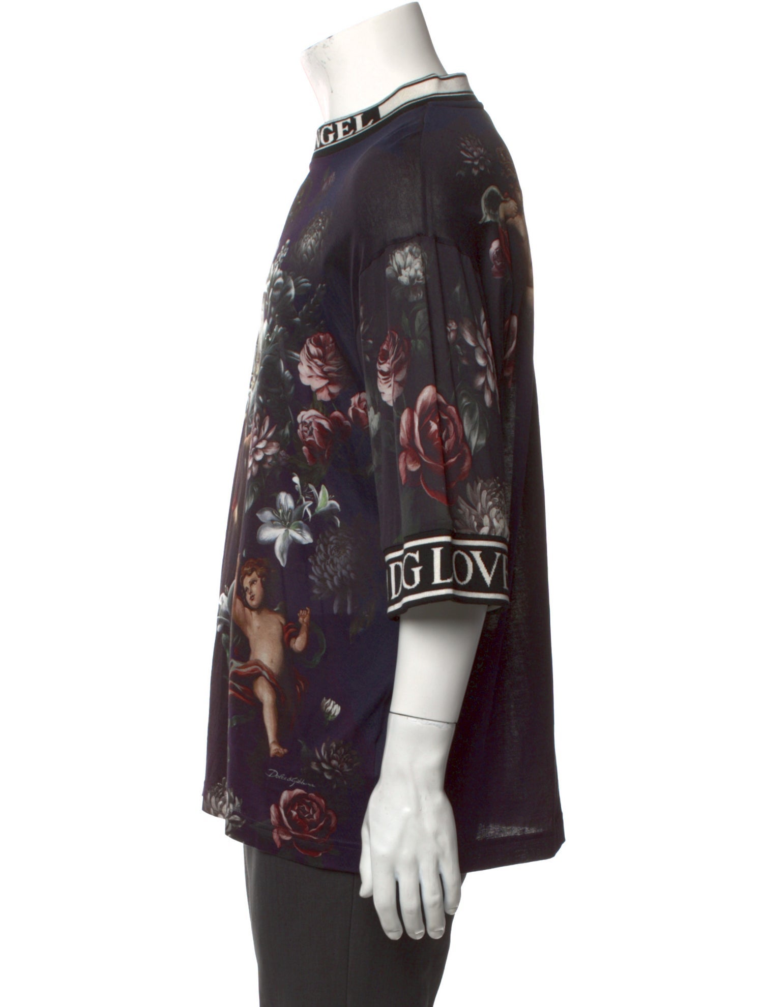 Dolce & Gabbana Printed Crew Neck T-Shirt