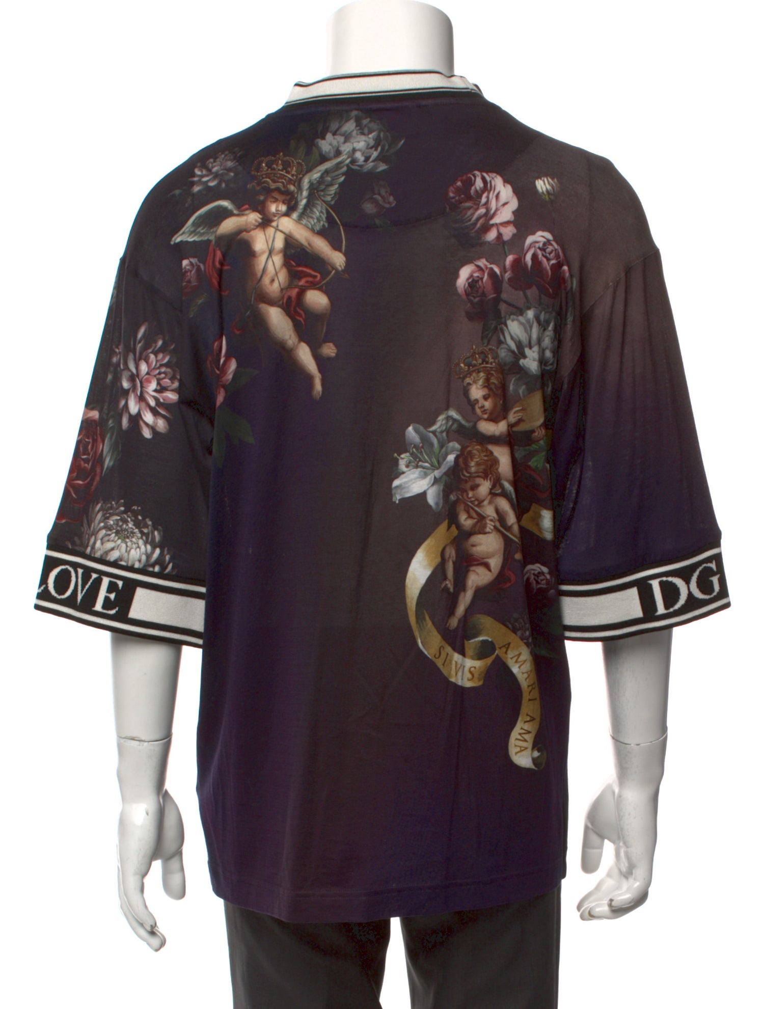 Dolce & Gabbana Printed Crew Neck T-Shirt