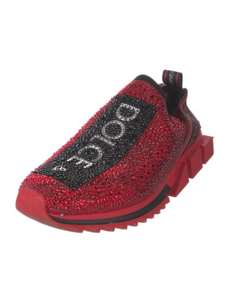 Dolce & Gabbana Crystal Printed Sneakers