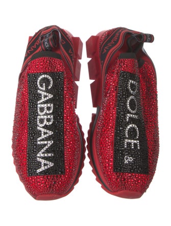 Dolce & Gabbana Crystal Printed Sneakers