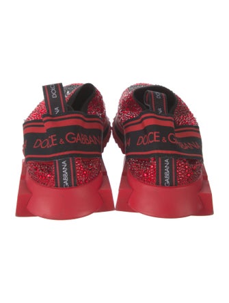 Dolce & Gabbana Crystal Printed Sneakers