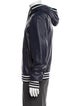 Dolce & Gabbana Lamb Leather Striped Bomber Jacket