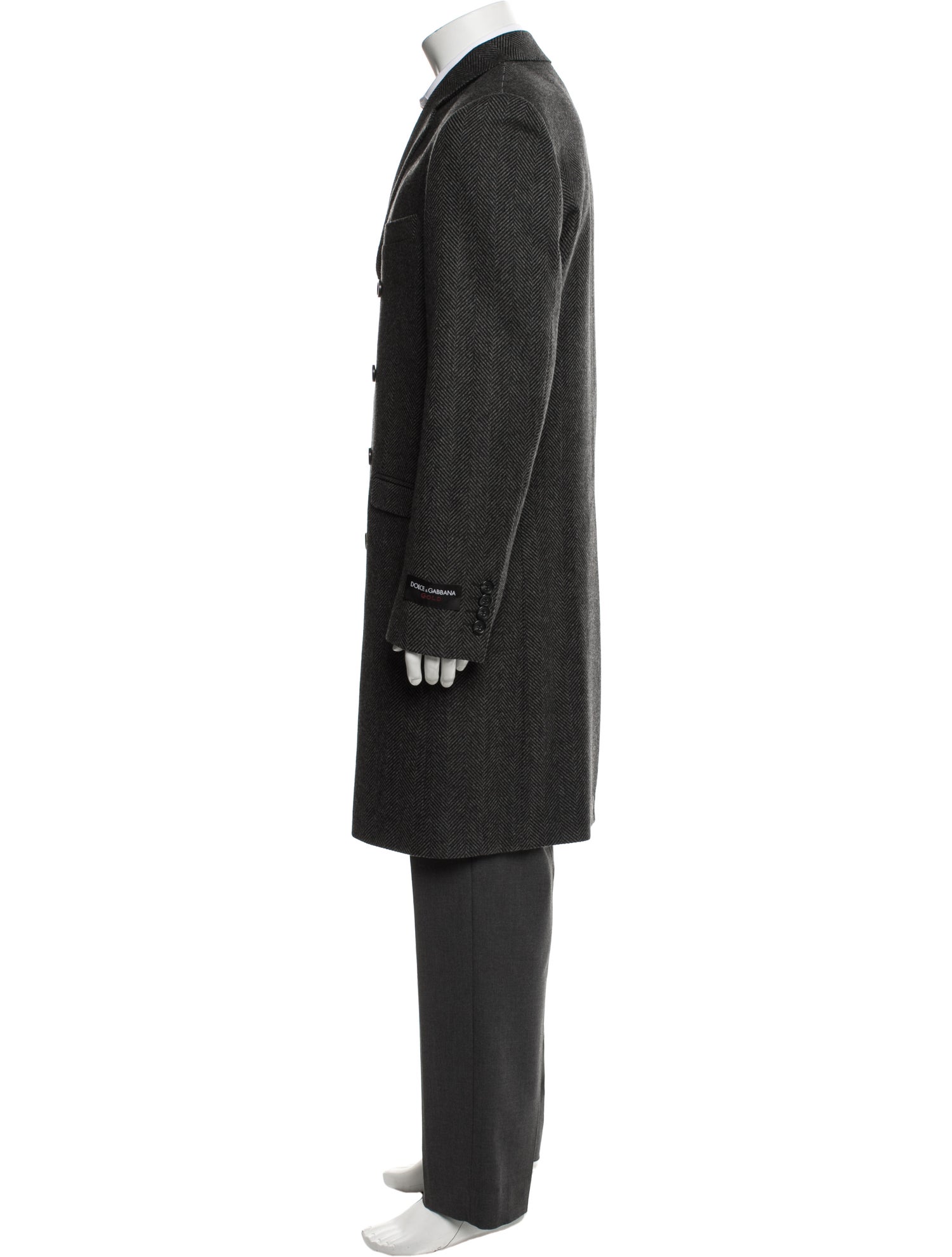 Dolce & Gabbana Virgin Wool Overcoat