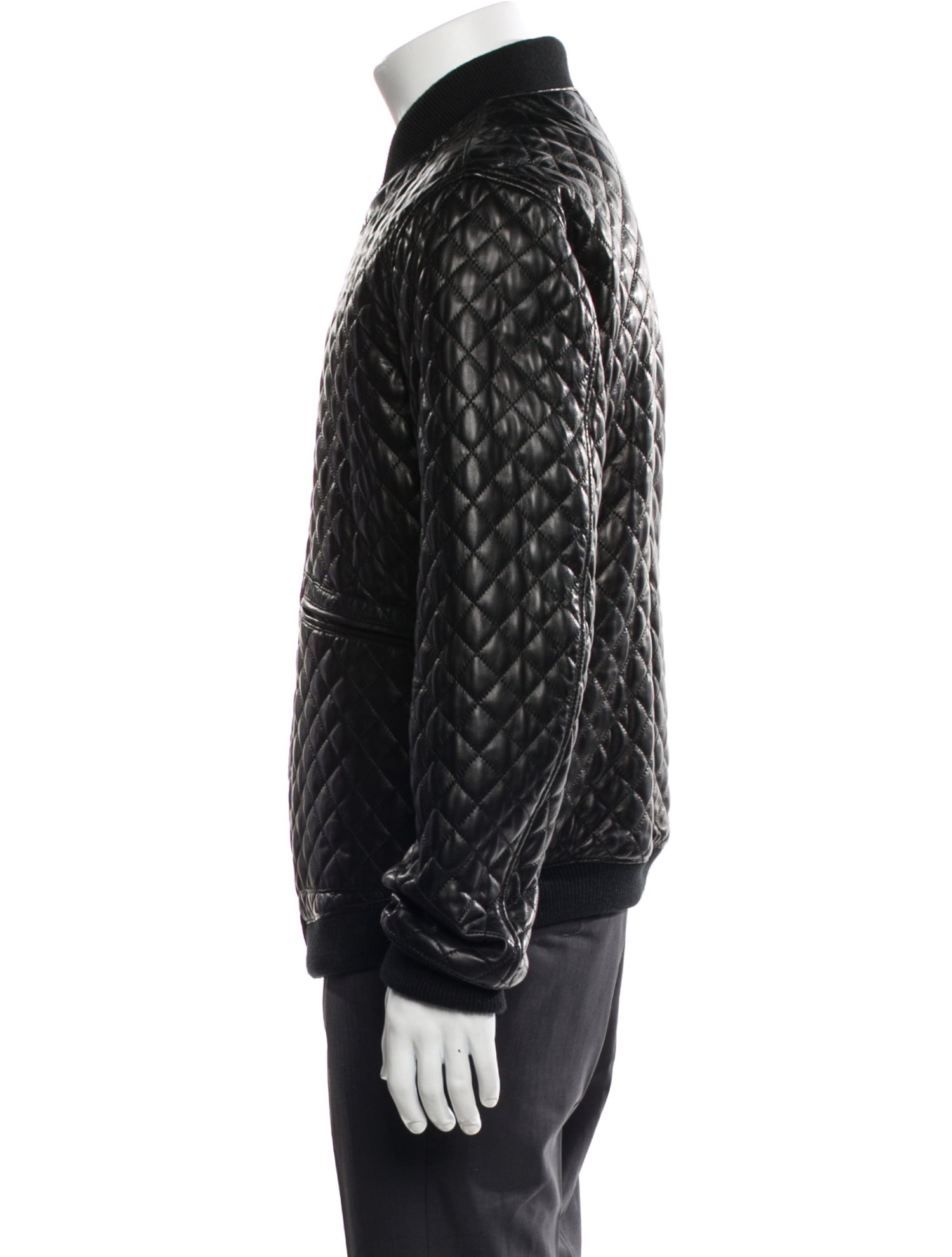 Dolce & Gabbana Lambskin Bomber Jacket