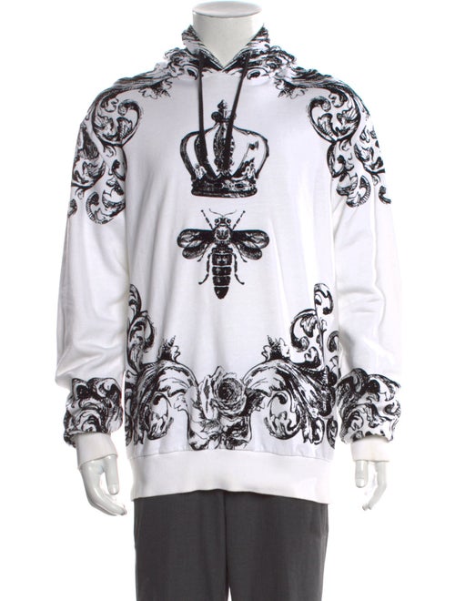 Dolce & Gabbana Graphic Print Crew Neck Hoodie
