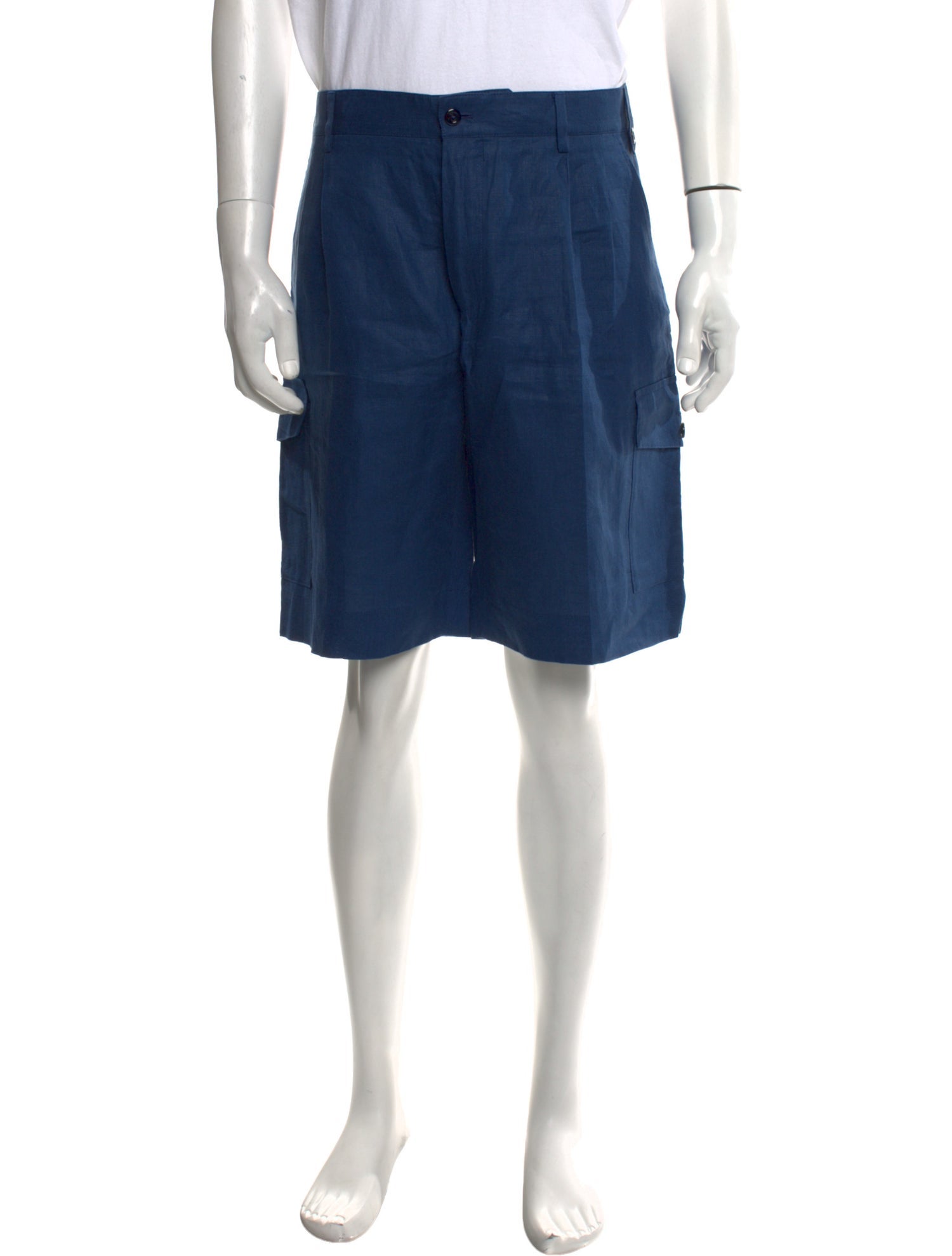 Dolce & Gabbana Linen Cargo Shorts