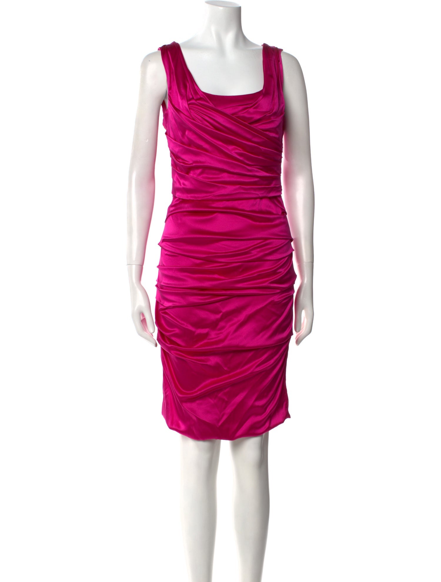 Dolce & Gabbana Silk Knee-Length Dress