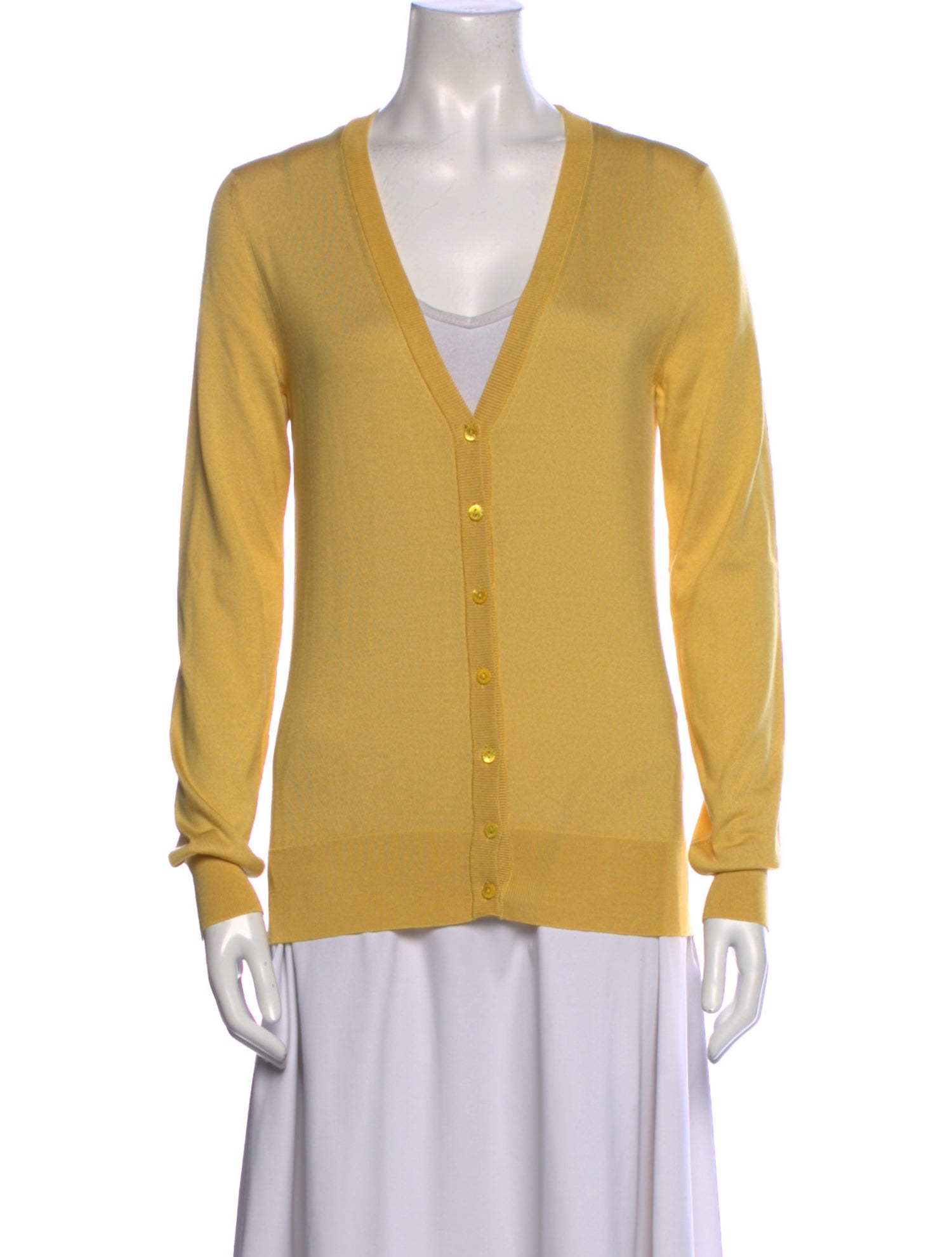 Dolce & Gabbana Silk V-Neck Sweater