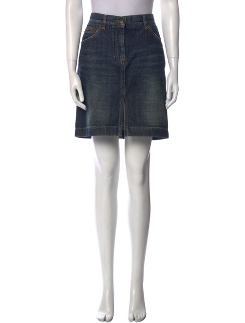 Dolce & Gabbana Distressed Accents Mini Skirt