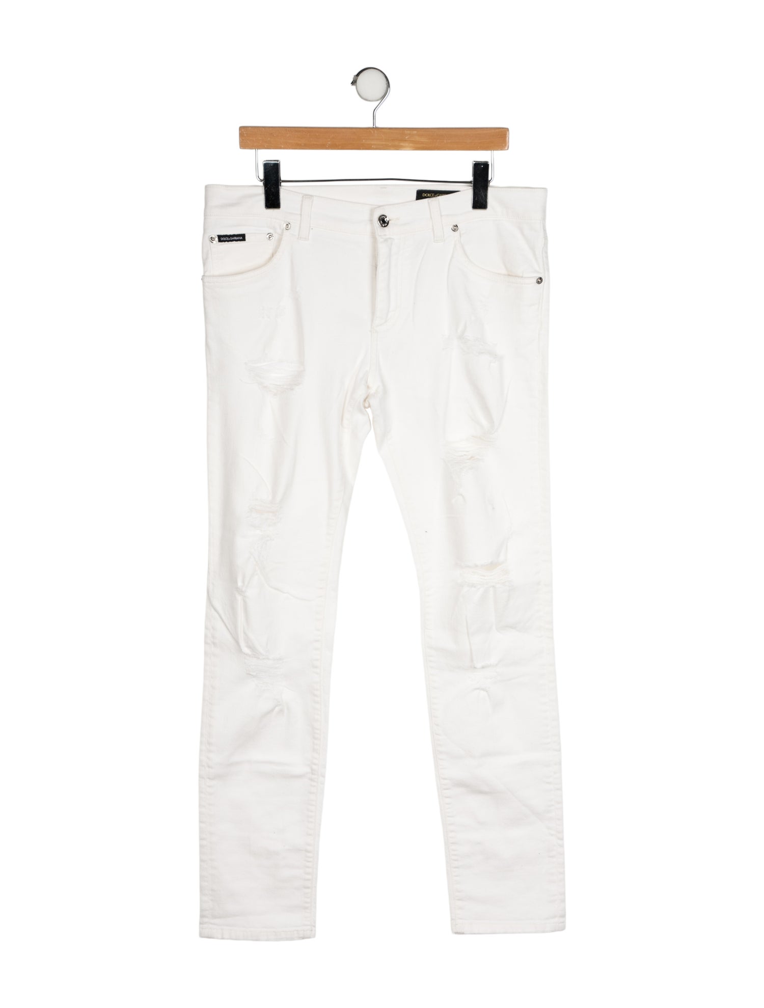 Dolce & Gabbana Mid-Rise Straight Leg Jeans