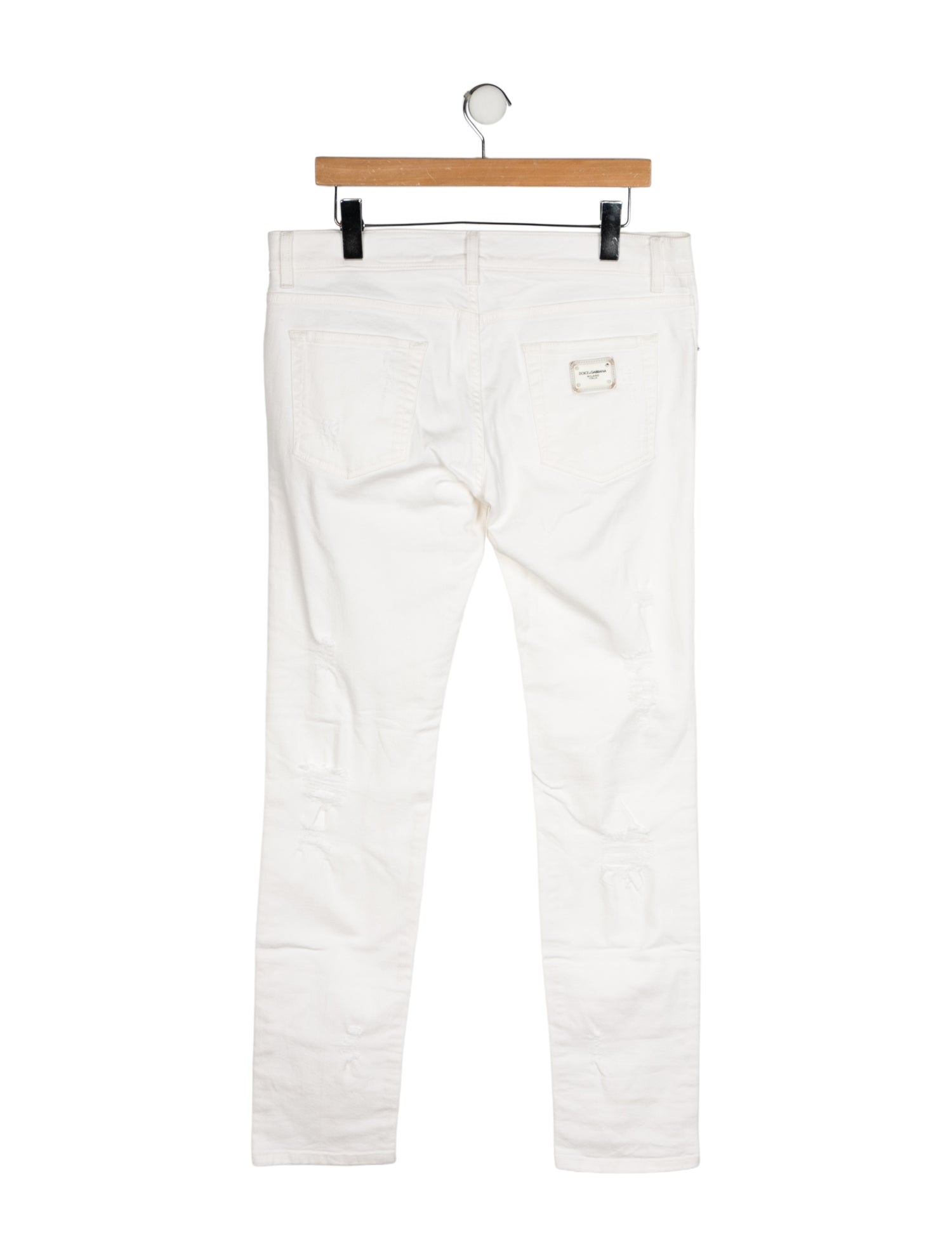 Dolce & Gabbana Mid-Rise Straight Leg Jeans