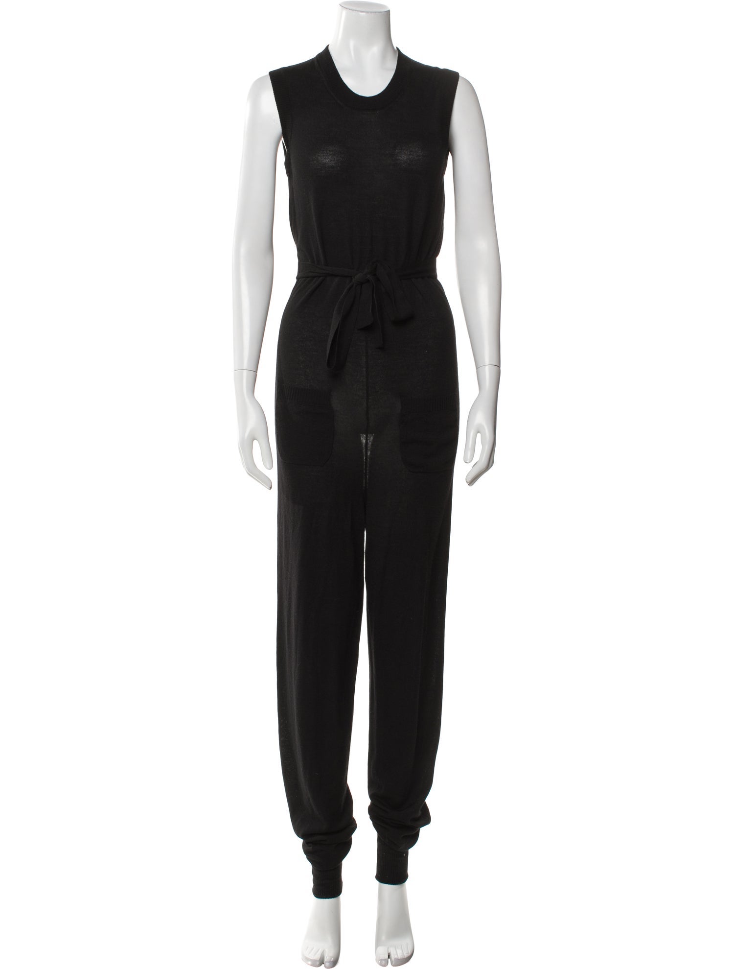 Dolce & Gabbana Virgin Wool Crew Neck Jumpsuit