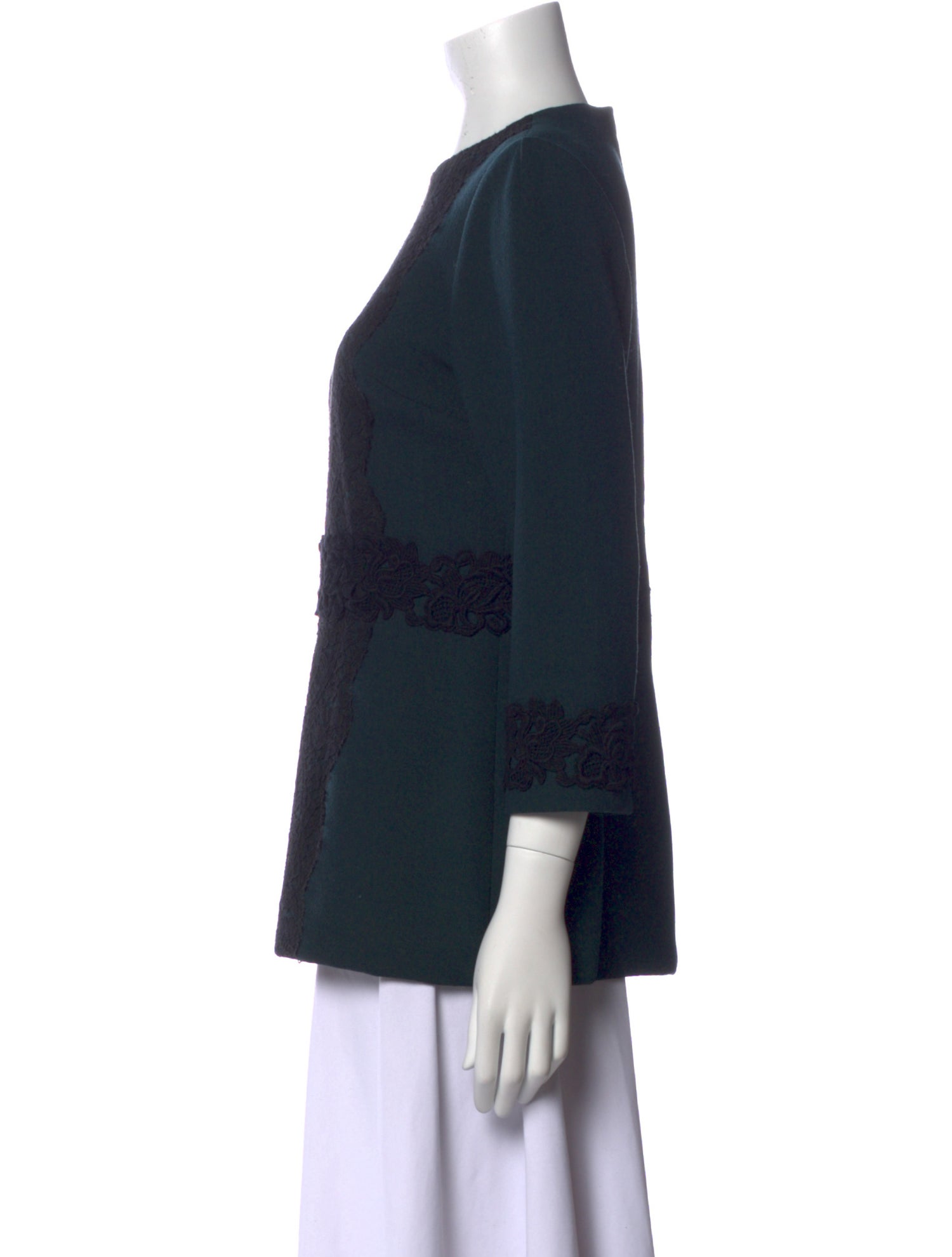 Dolce & Gabbana Virgin Wool Floral Print Sweatshirt