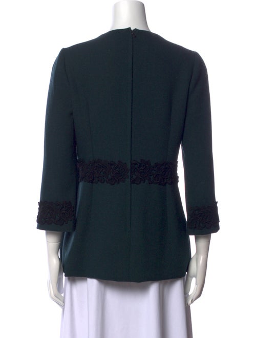 Dolce & Gabbana Virgin Wool Floral Print Sweatshirt