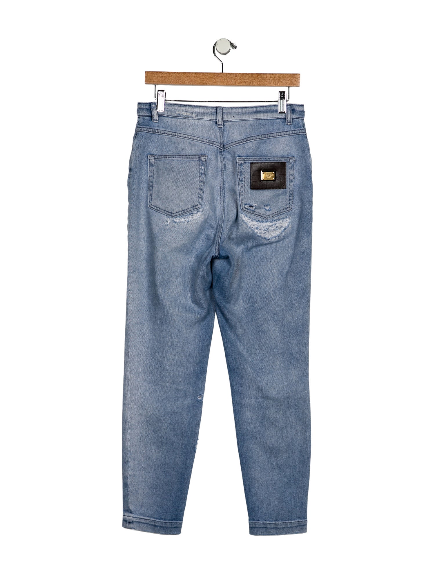 Dolce & Gabbana High-Rise Straight Leg Jeans