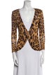 Dolce & Gabbana Wool Animal Print Sweater