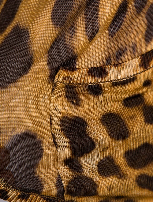Dolce & Gabbana Wool Animal Print Sweater