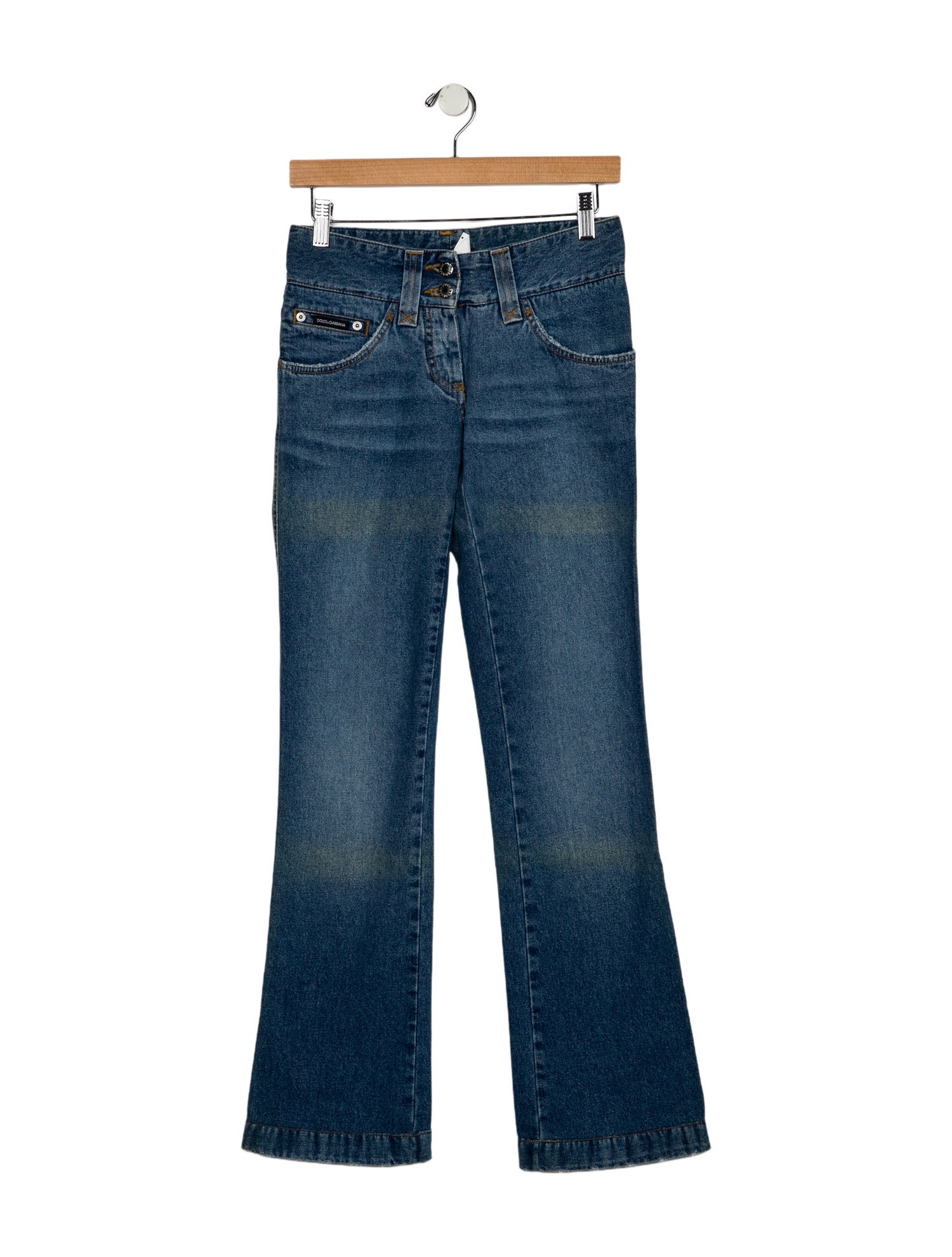 Dolce & Gabbana Mid-Rise Wide Leg Jeans