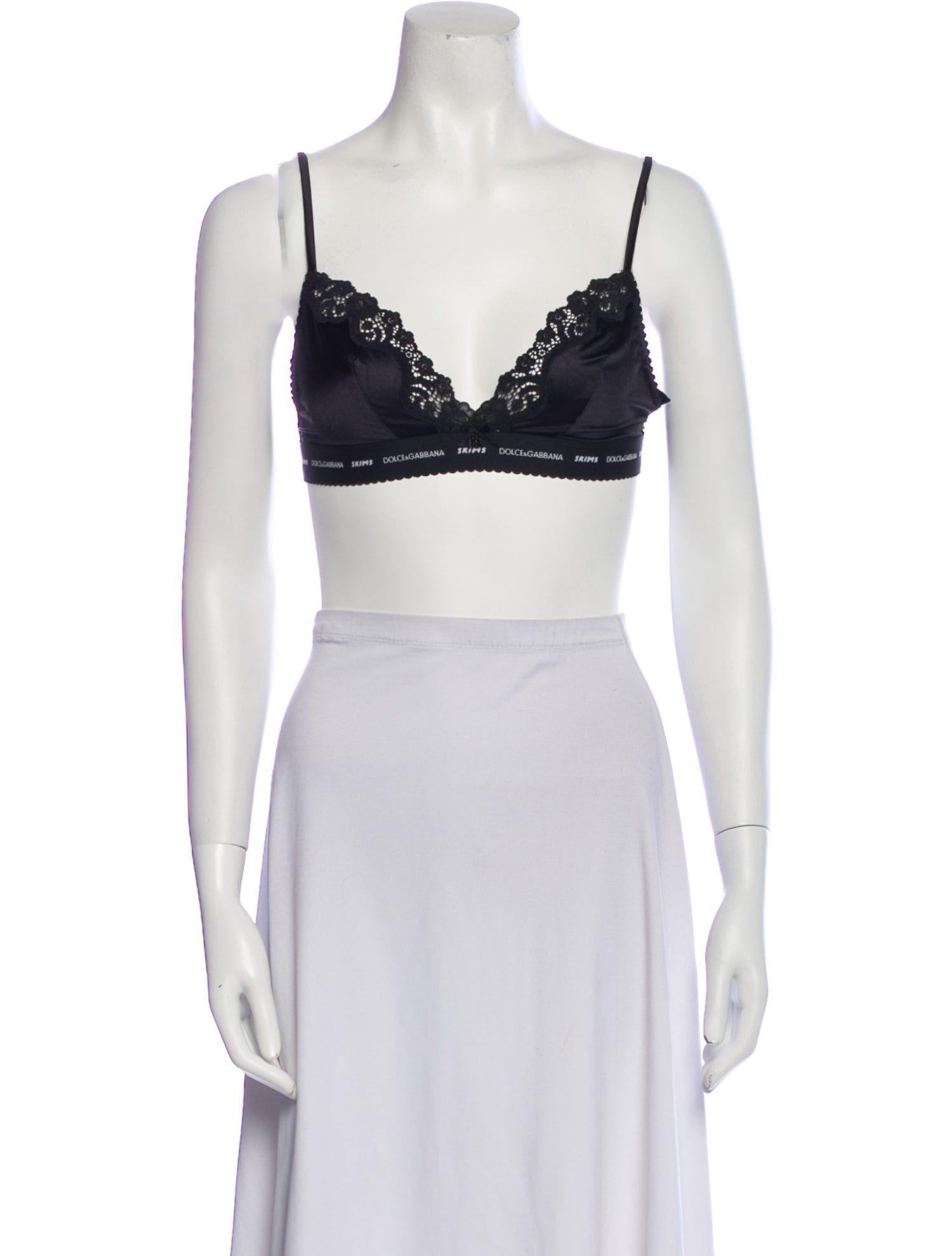 Dolce & Gabbana V-Neck Sleeveless Crop Top w/ Tags