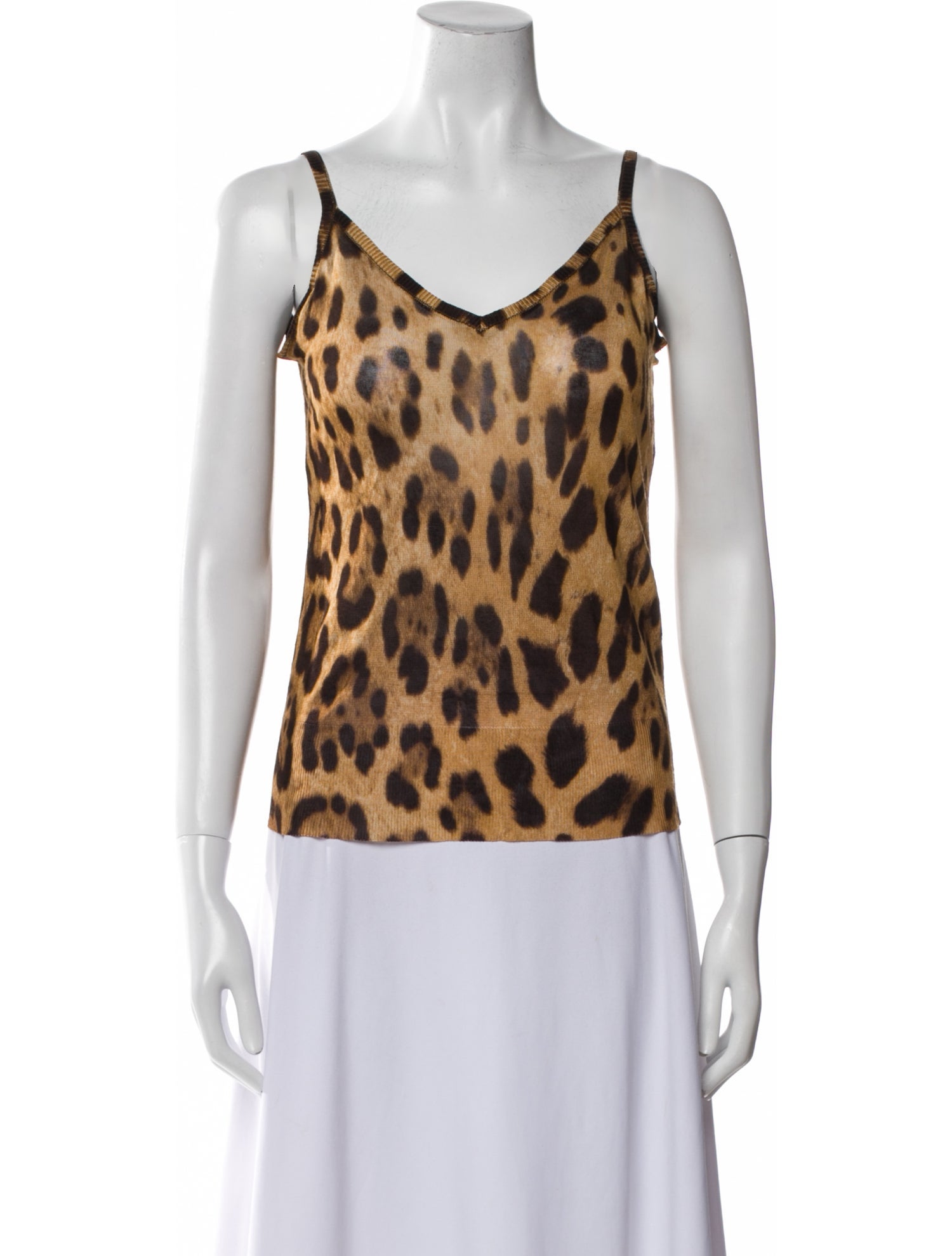 Dolce & Gabbana Vintage Animal Print Top