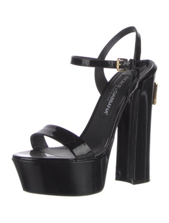 Dolce & Gabbana Patent Leather Sandals