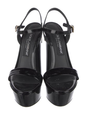 Dolce & Gabbana Patent Leather Sandals