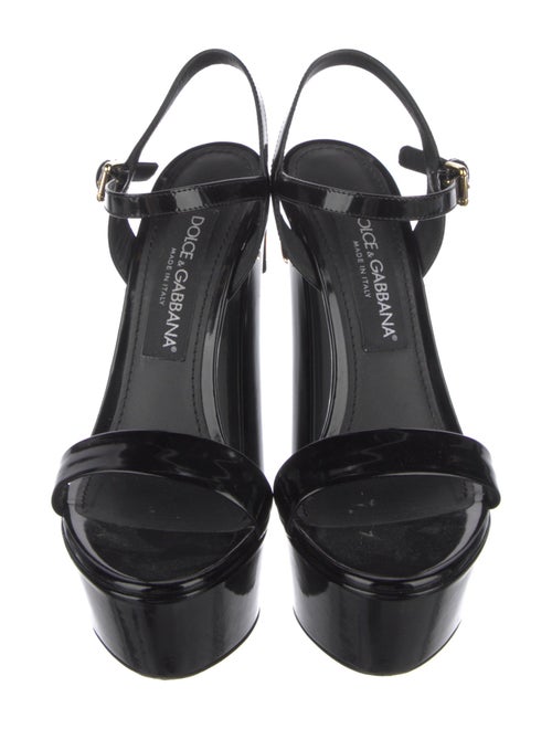 Dolce & Gabbana Patent Leather Sandals