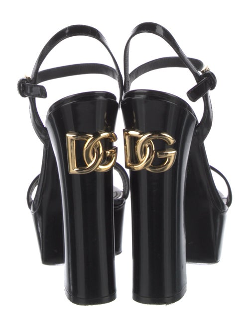 Dolce & Gabbana Patent Leather Sandals