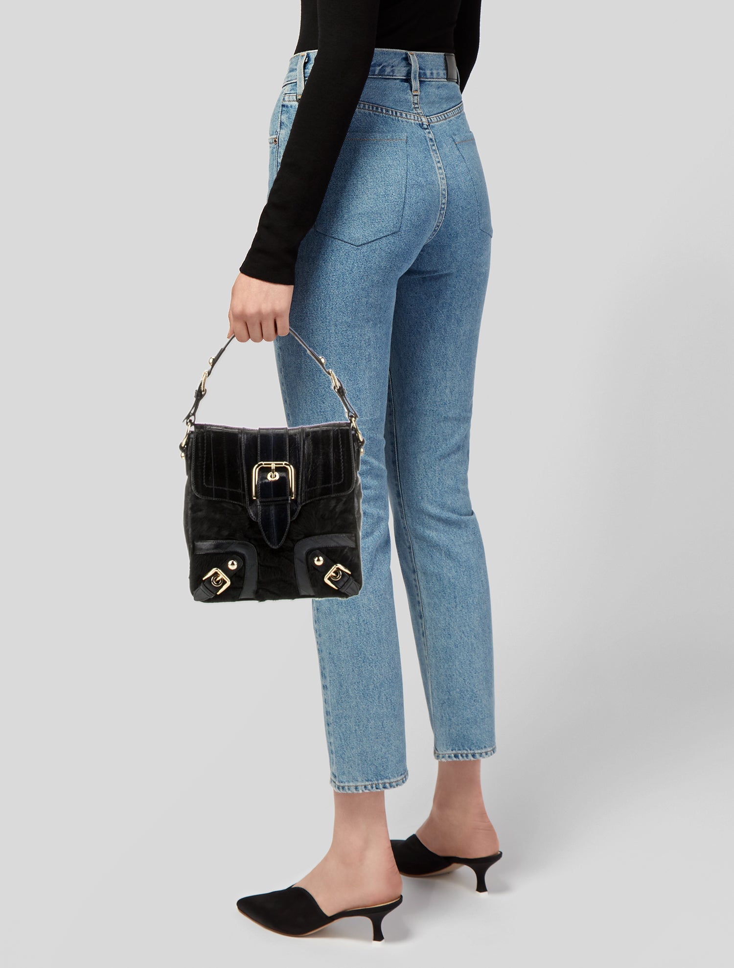 Dolce & Gabbana Ponyhair Shoulder Bag