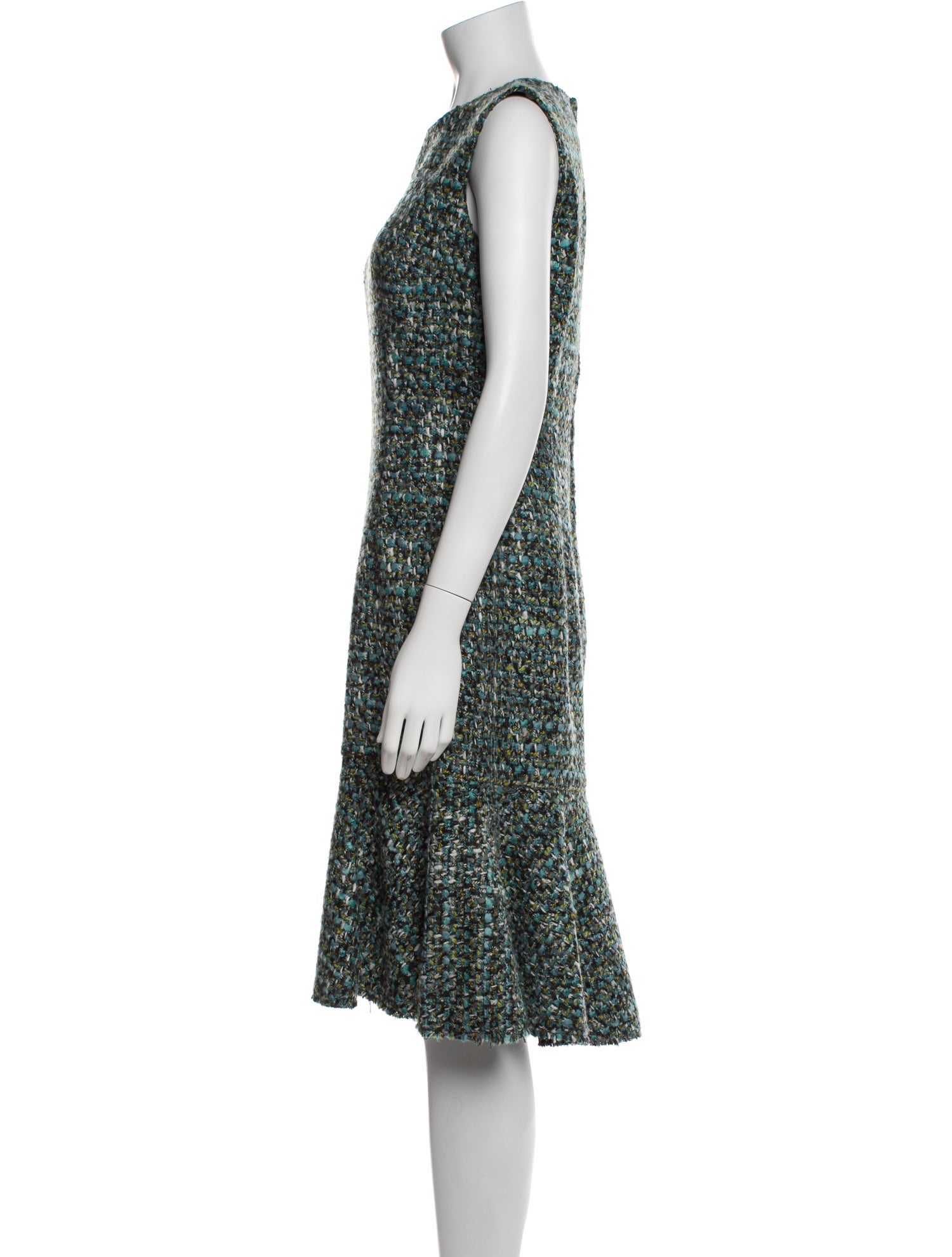 Dolce & Gabbana Tweed Knee-Length Dress w/ Tags