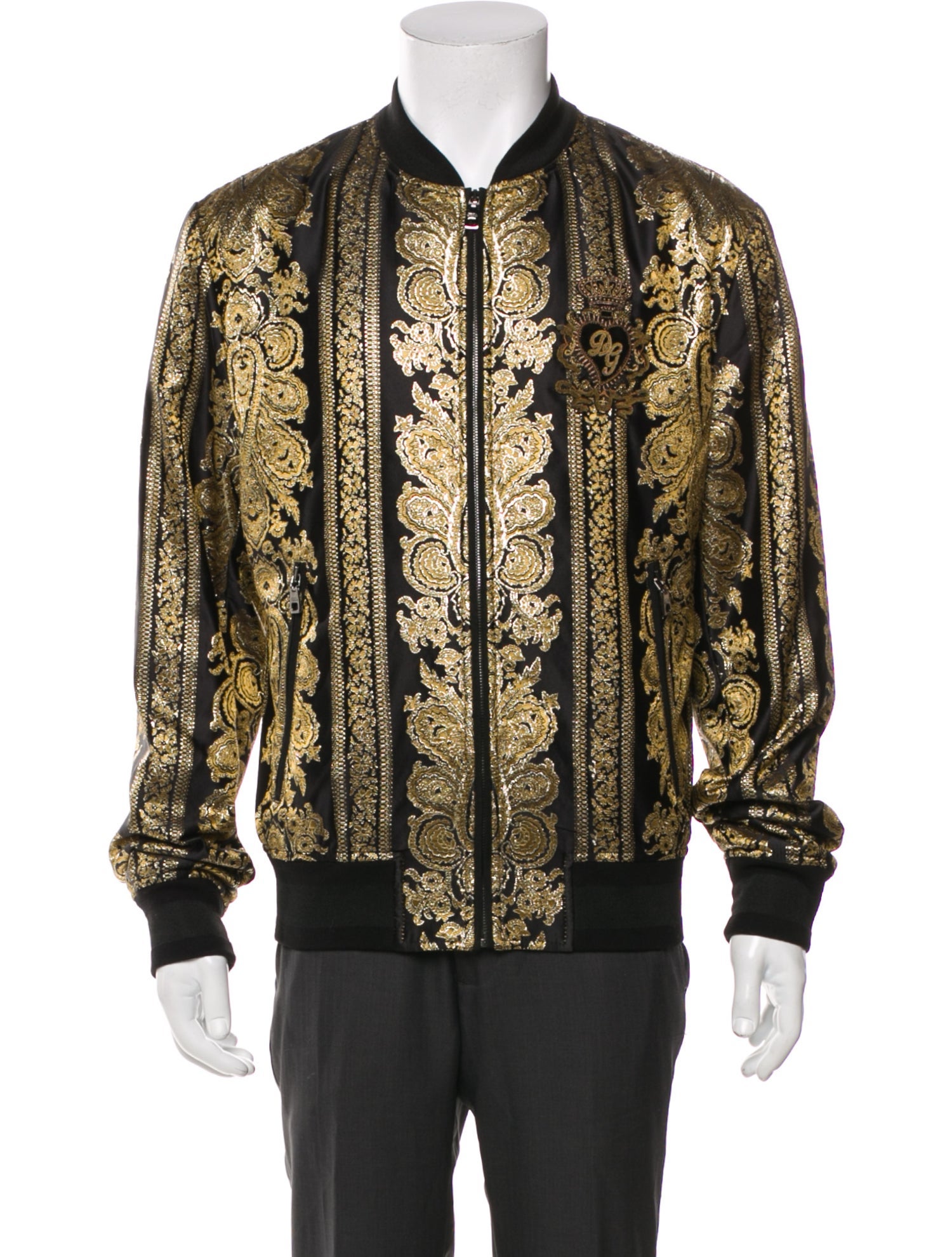 Dolce & Gabbana Printed Bomber Jacket