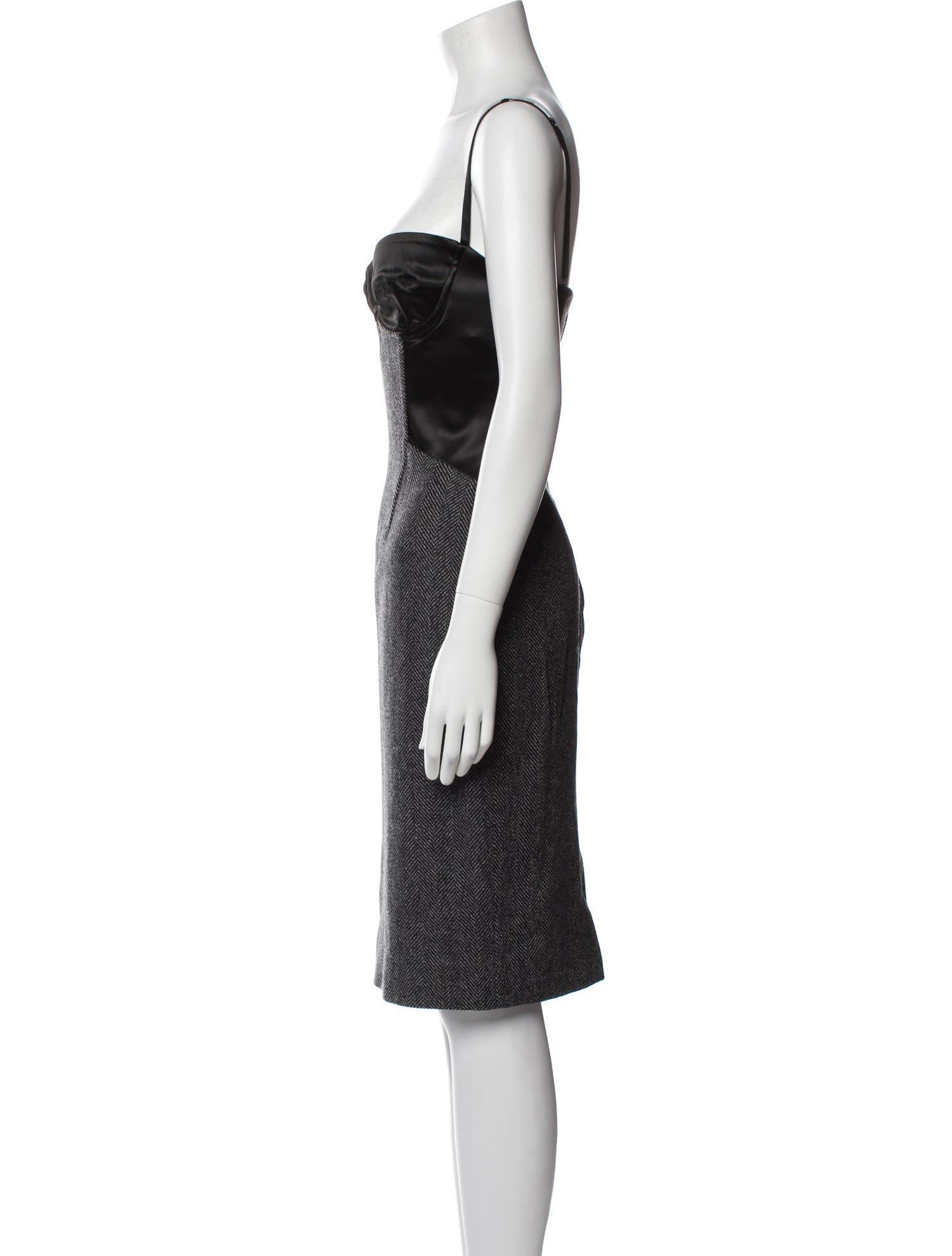 Dolce & Gabbana Square Neckline Knee-Length Dress