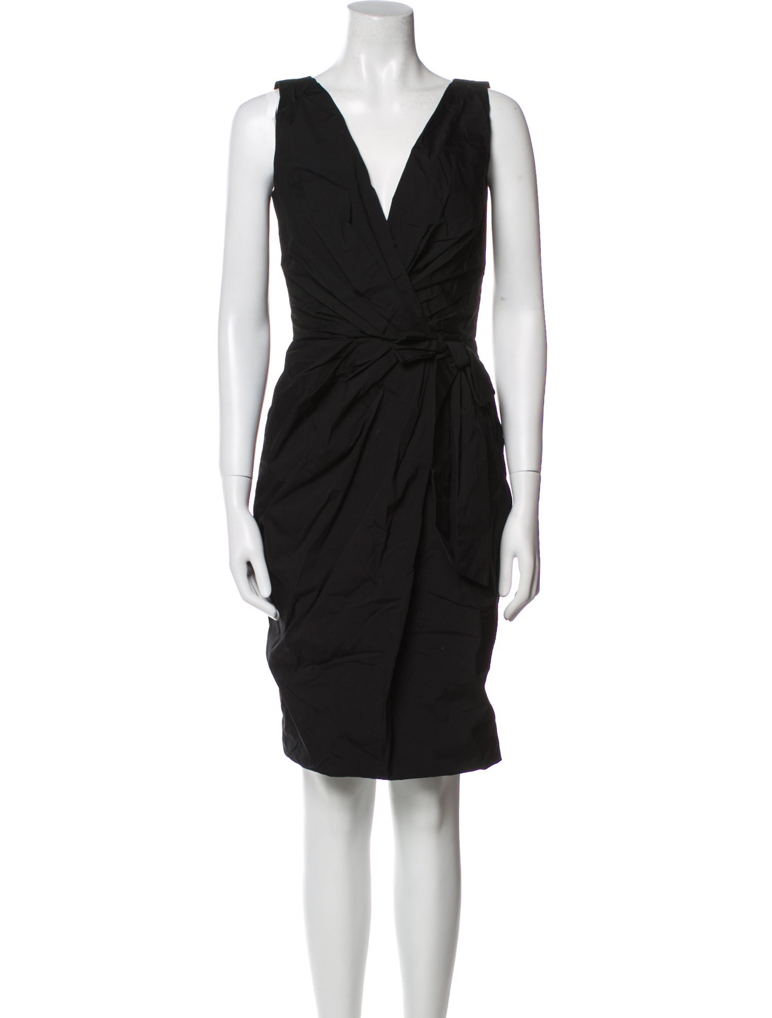 Dolce & Gabbana V-Neck Knee-Length Dress