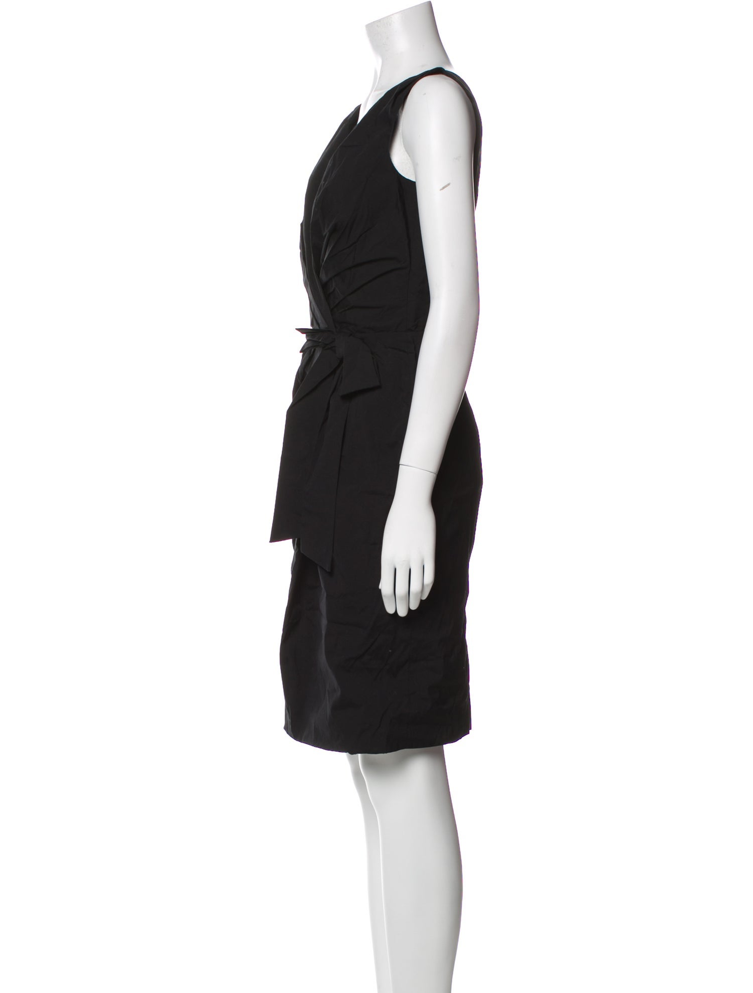 Dolce & Gabbana V-Neck Knee-Length Dress