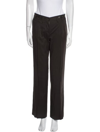 Dolce & Gabbana Virgin Wool Wide Leg Pants