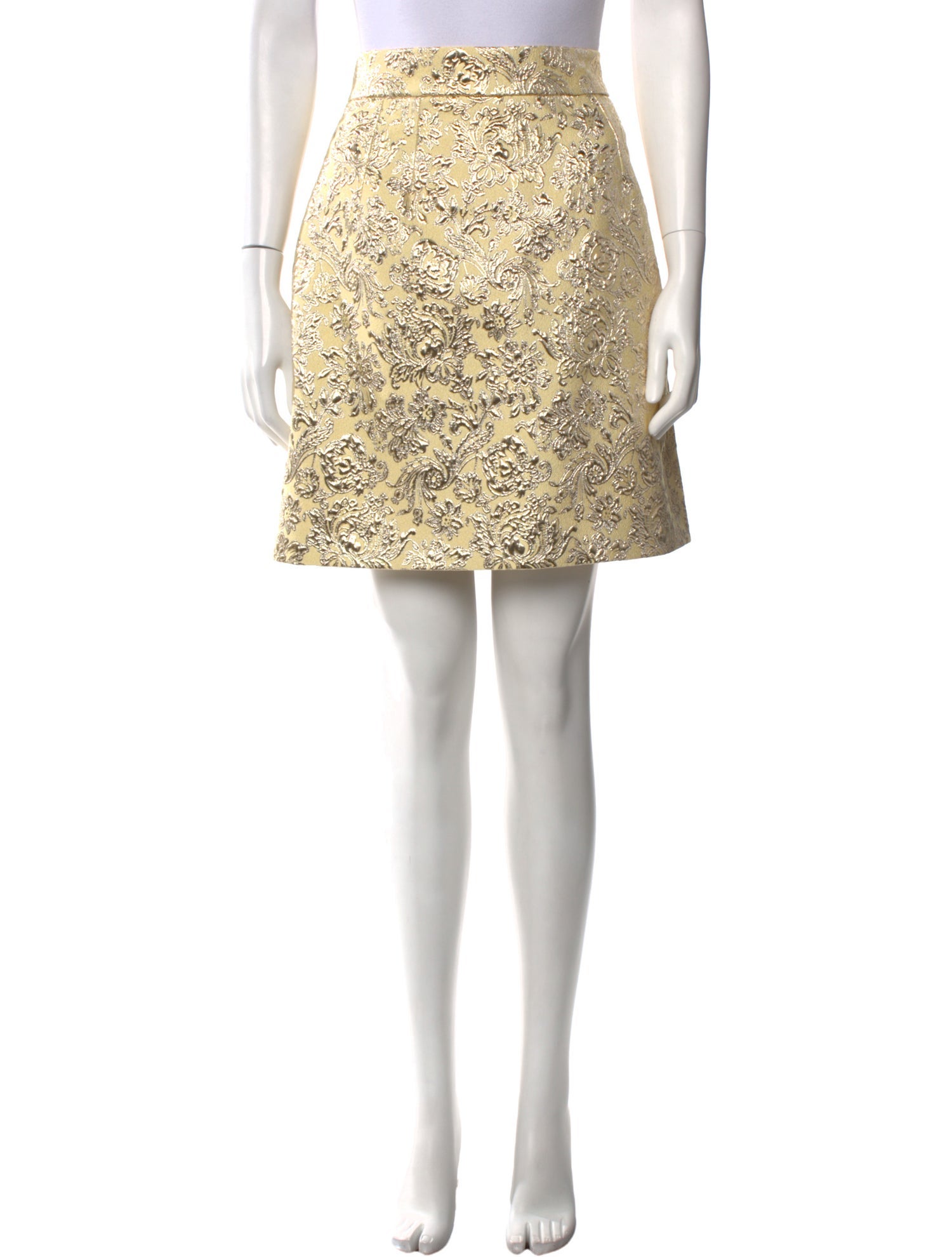 Dolce & Gabbana Floral Print Knee-Length Skirt