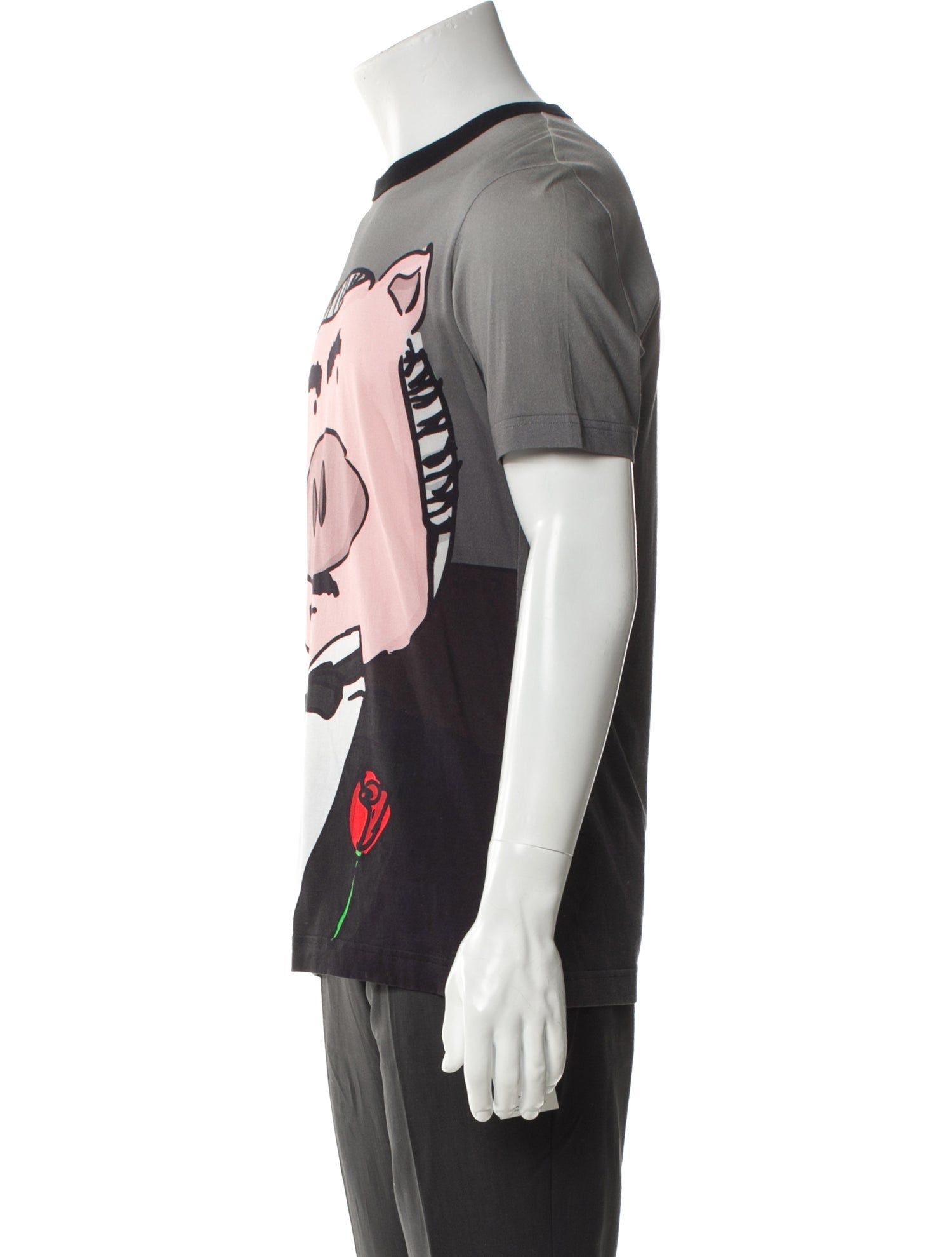 Dolce & Gabbana Graphic Print Crew Neck T-Shirt