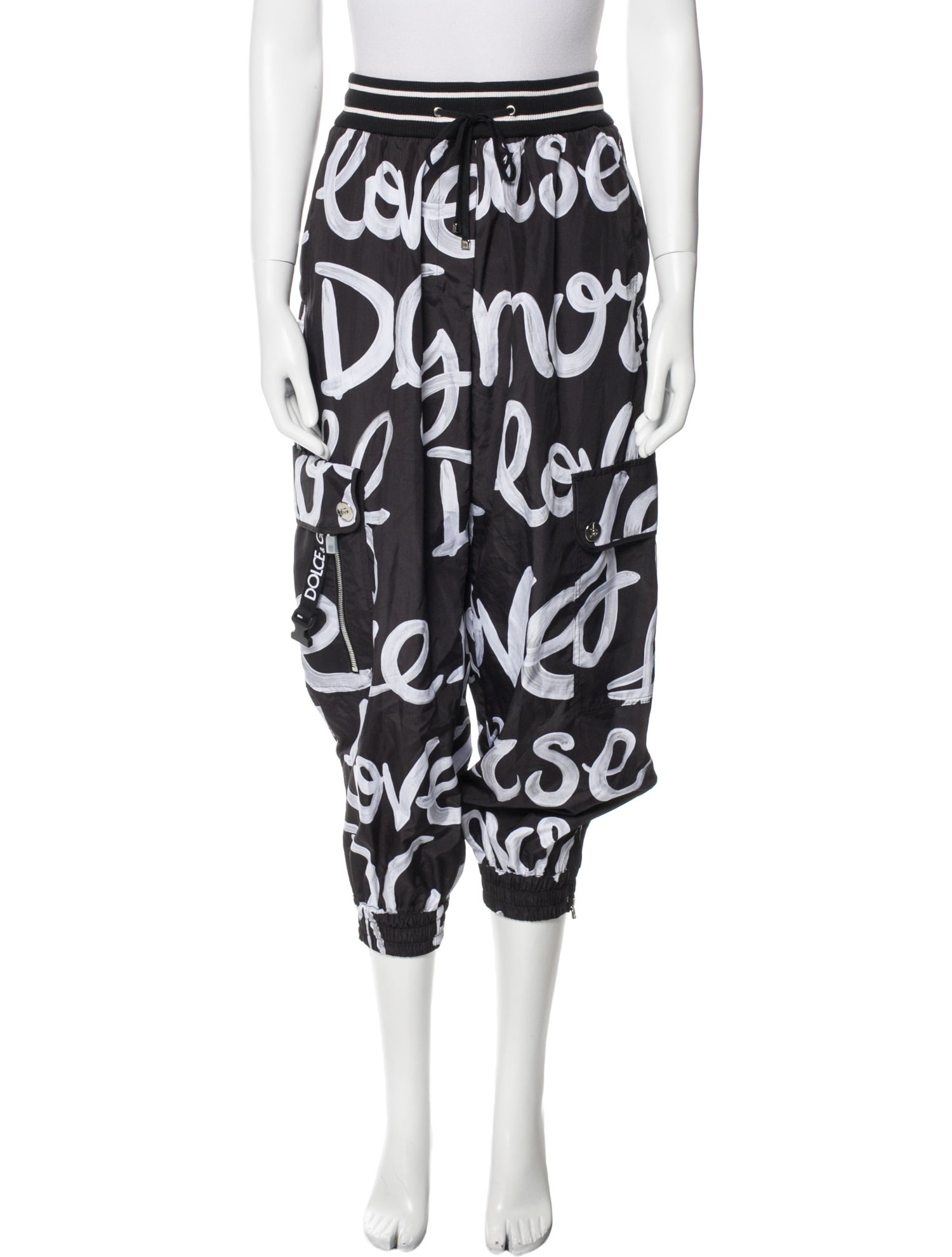 Dolce & Gabbana Printed Skinny Leg Pants