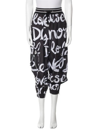 Dolce & Gabbana Printed Skinny Leg Pants
