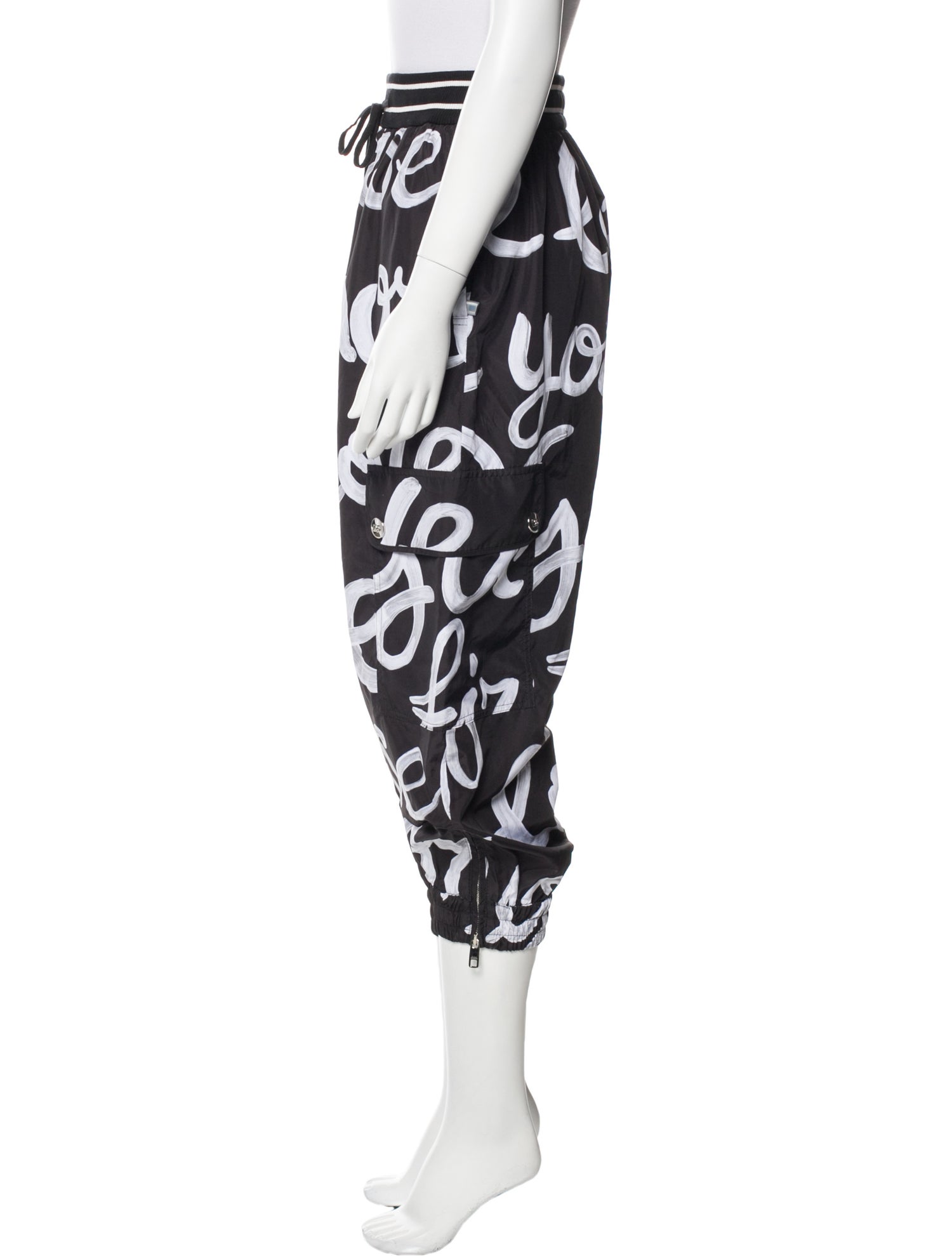 Dolce & Gabbana Printed Skinny Leg Pants