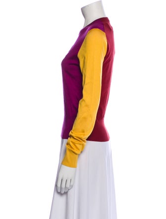 Dolce & Gabbana Silk Graphic Print Sweater