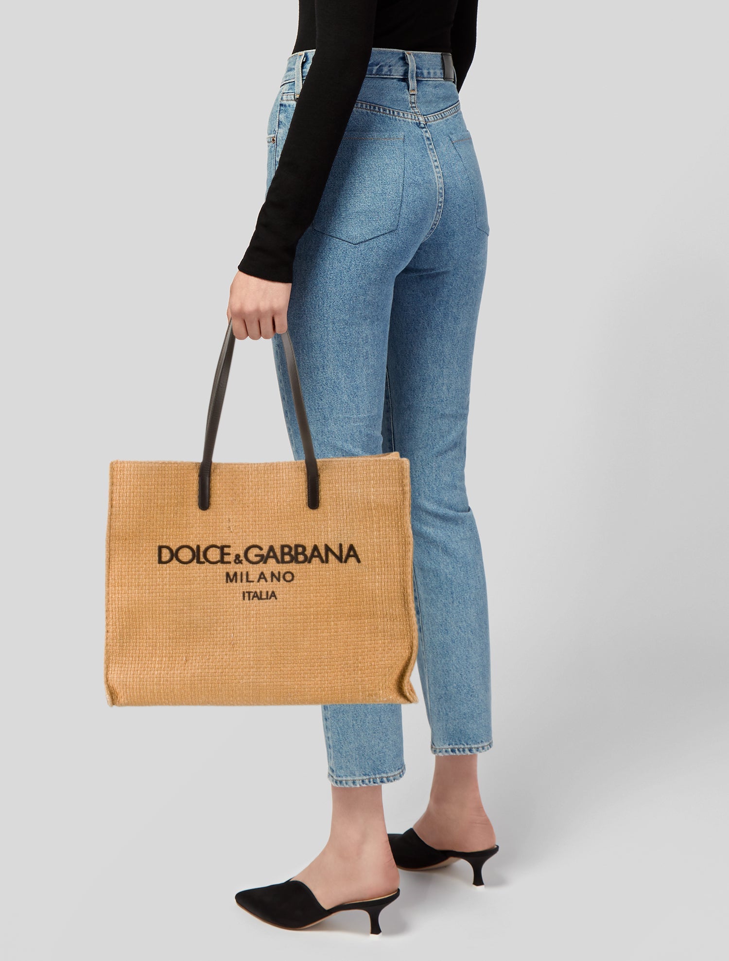 Dolce & Gabbana Raffia Tote