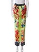 Dolce & Gabbana Silk Straight Leg Pants