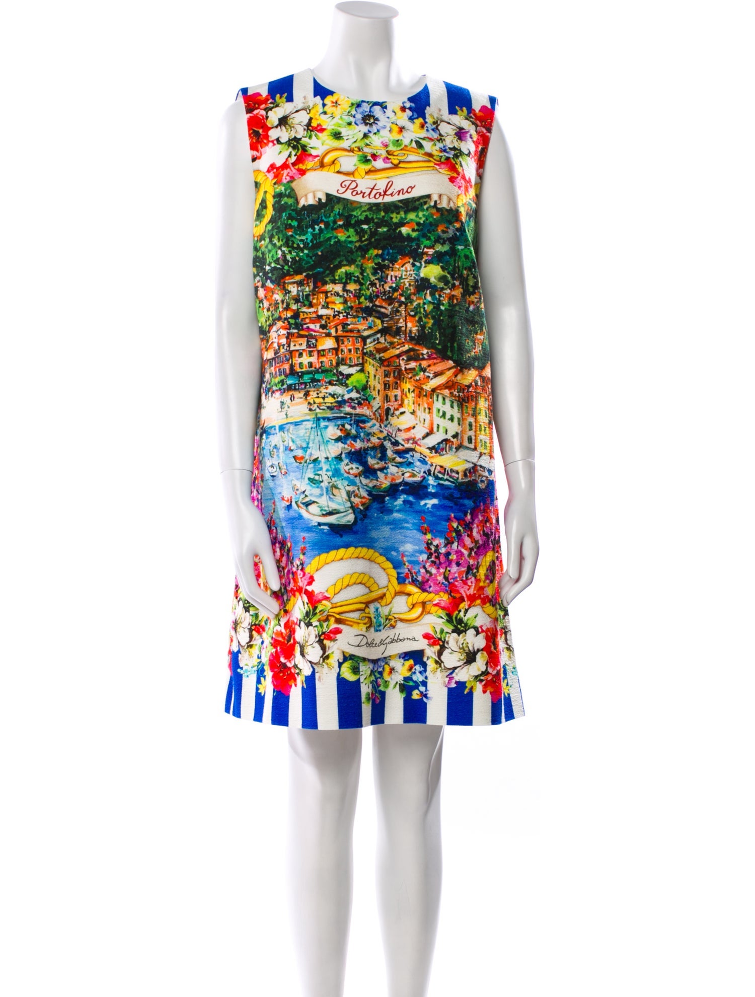 Dolce & Gabbana Printed Mini Dress