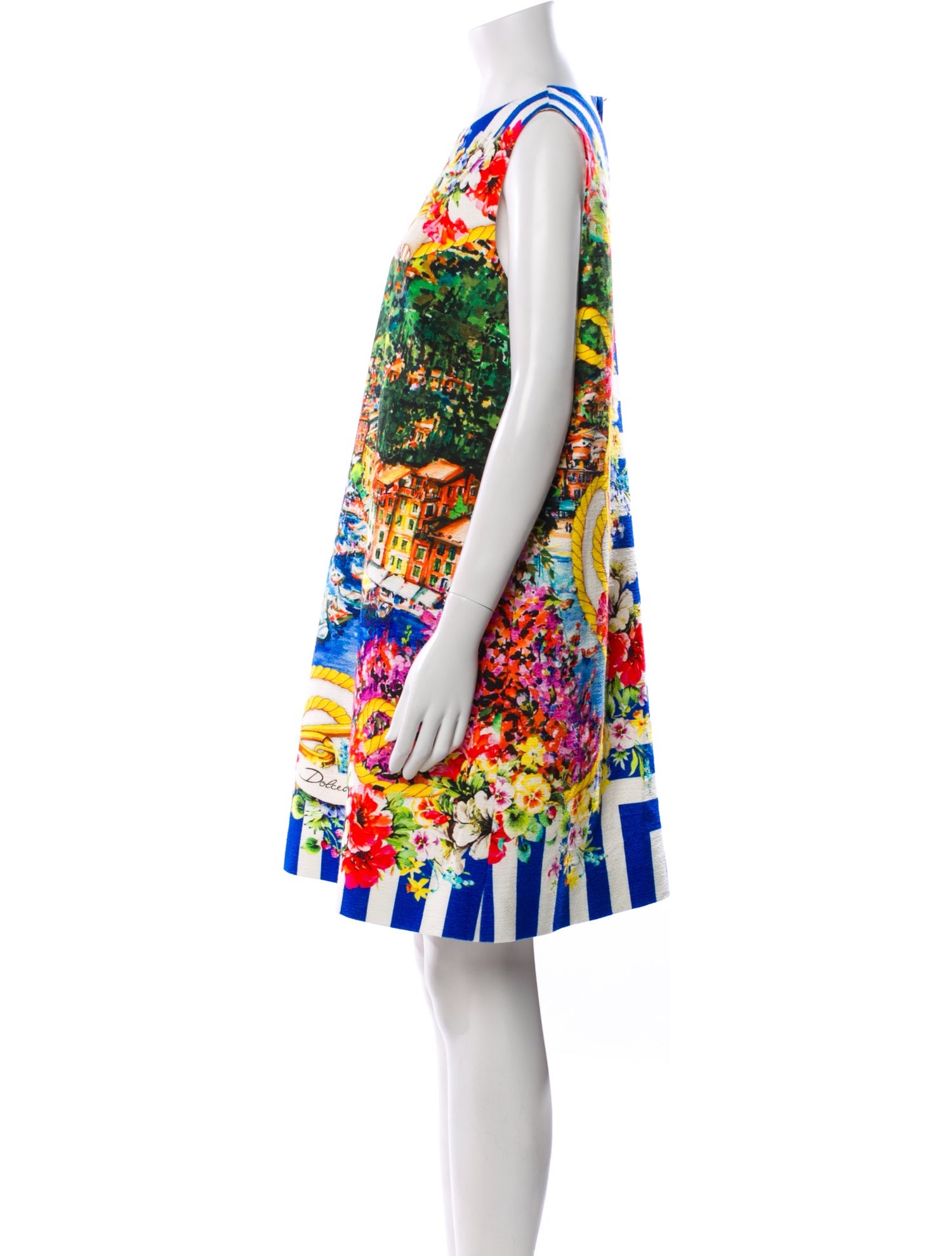 Dolce & Gabbana Printed Mini Dress